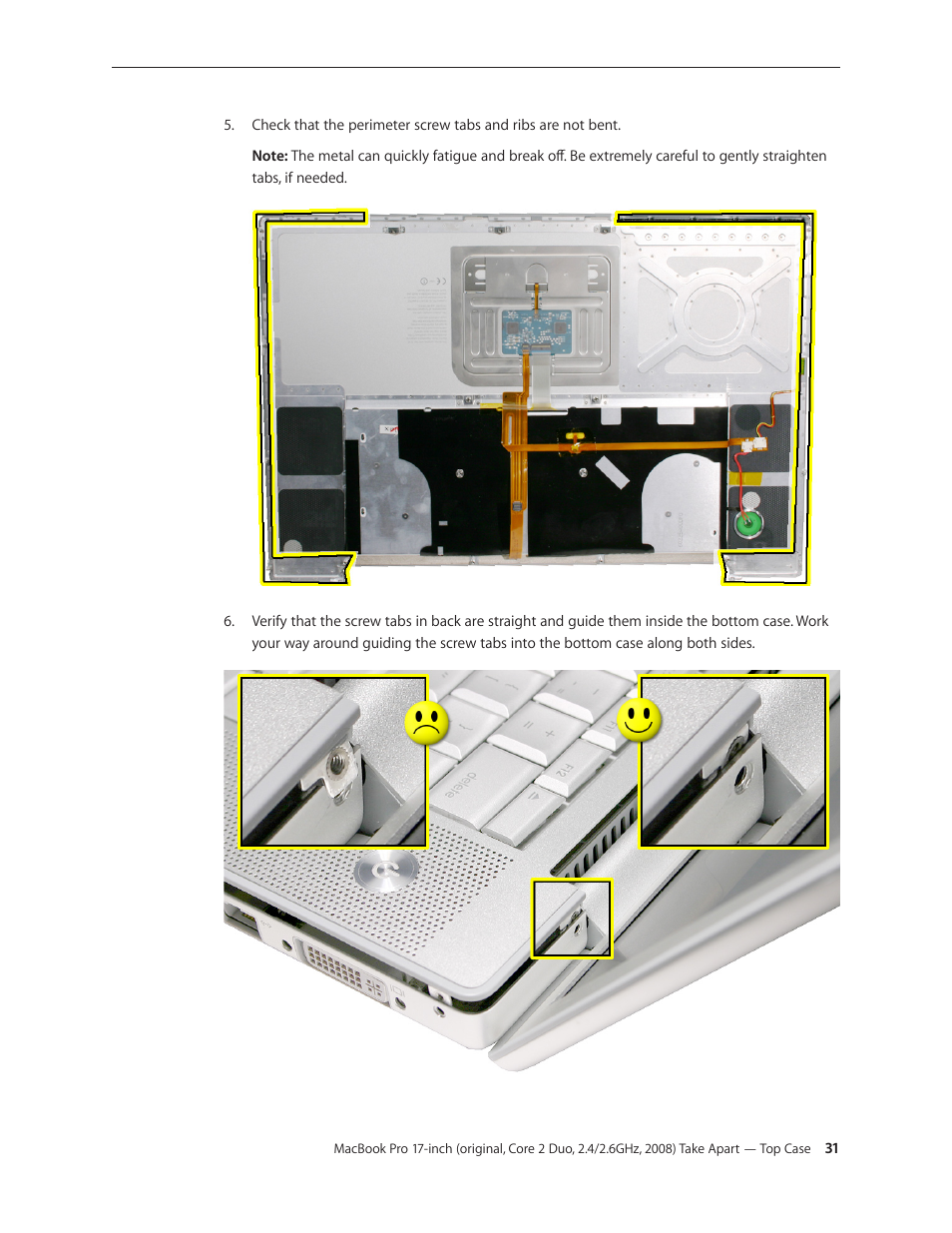 Apple MacBook Pro 17-inch (original, Core 2 Duo, 2.4GHz, Late 2007 CTO, Early 2008, and Late 2008) User Manual | Page 31 / 204