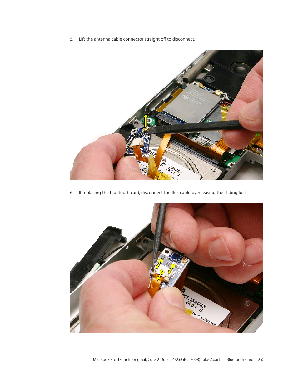 Apple MacBook Pro 17-inch (original, Core 2 Duo, 2.4GHz, Late 2007 CTO, Early 2008, and Late 2008) User Manual | Page 72 / 204