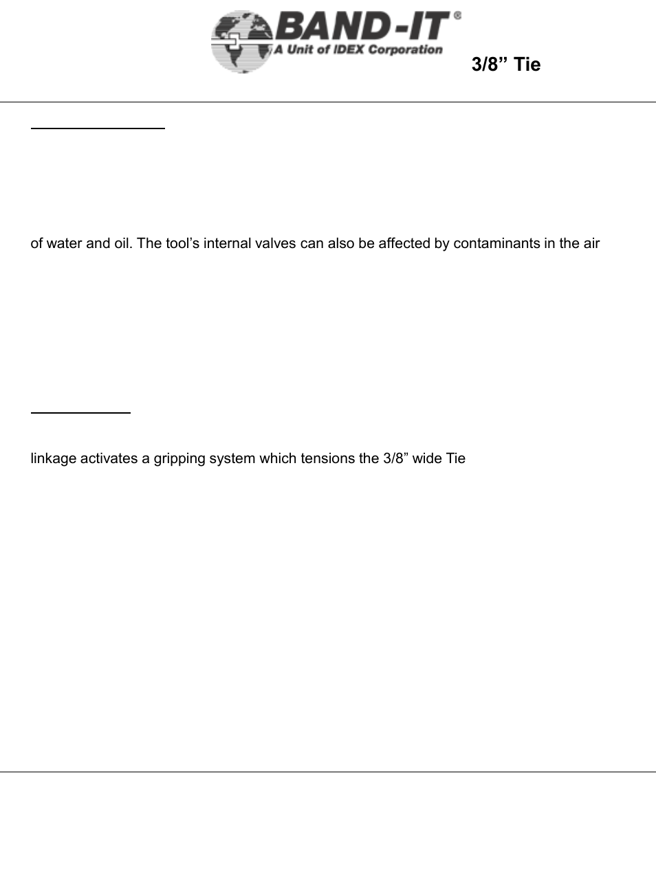 It6000-ab, Tool overview, 8 of 38 | 3/8” tie-lok, Tool | BAND-IT IT6000-AB 3/8 Tie-Lok Tool User Manual | Page 8 / 38