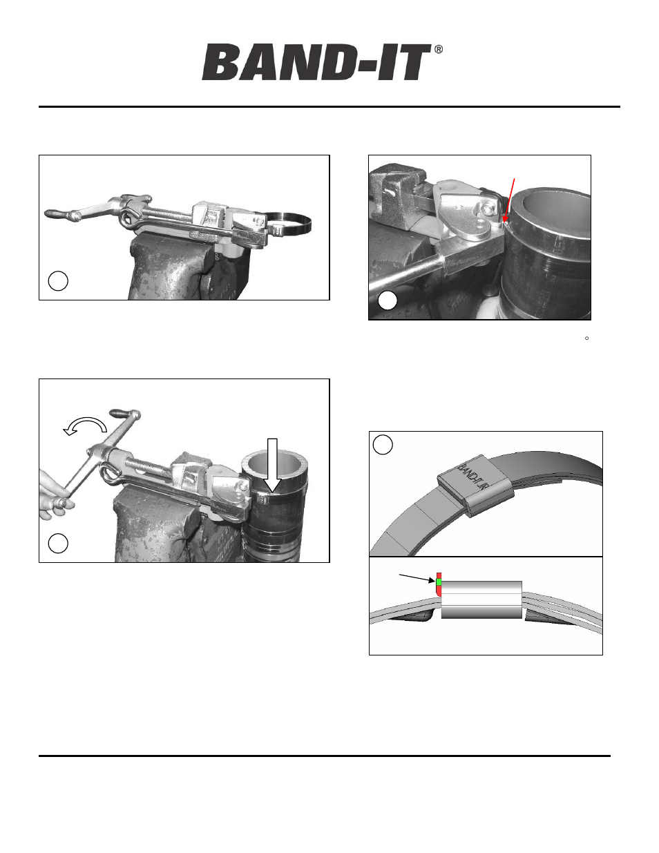 BAND-IT J00169 JR. Tool Adapter User Manual | 2 pages