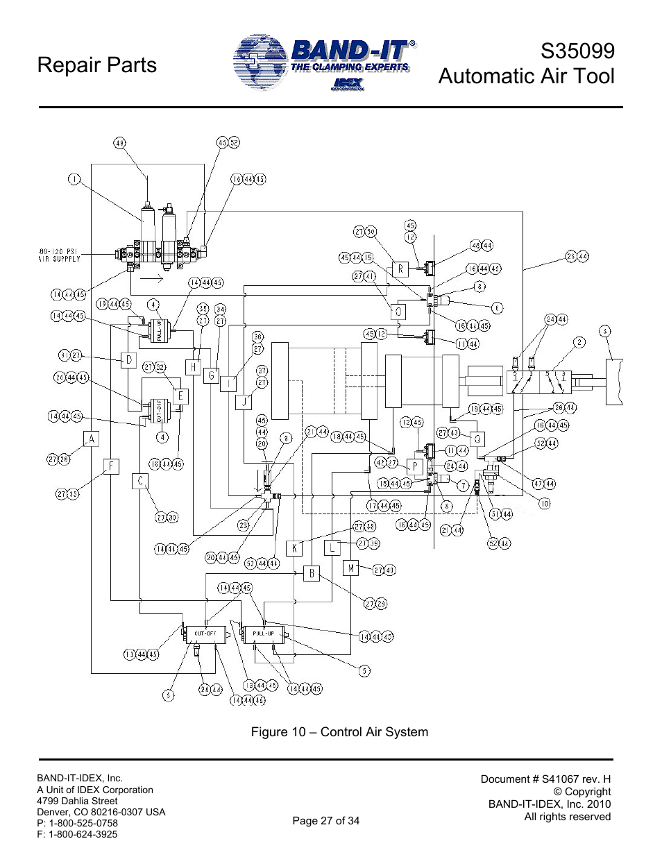 BAND-IT S35099 Automatic Air Tool User Manual | Page 27 / 34