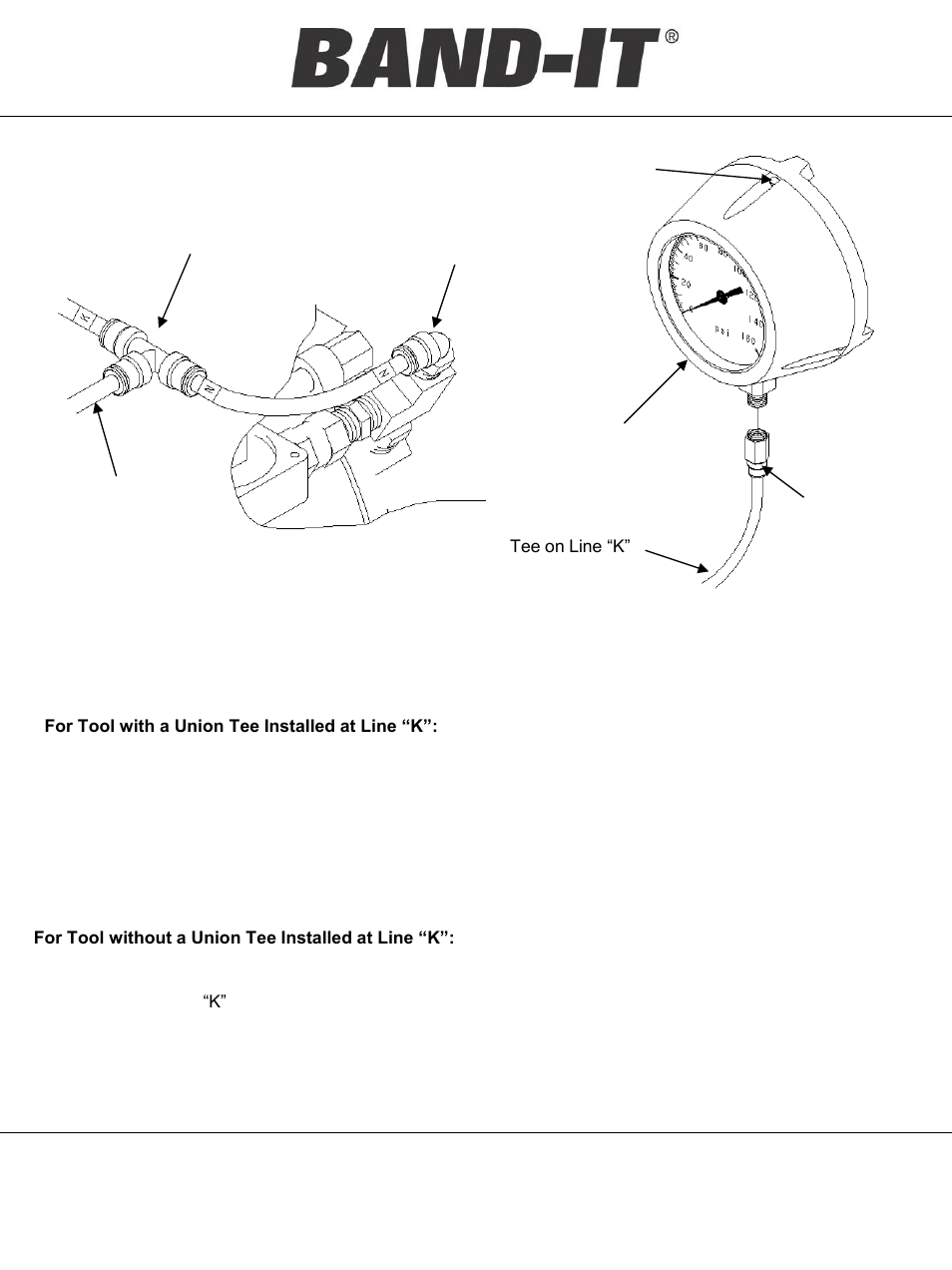 Optional reference gauge | BAND-IT S75099 Pneumatic Junior Clamp Application Tool User Manual | Page 20 / 21