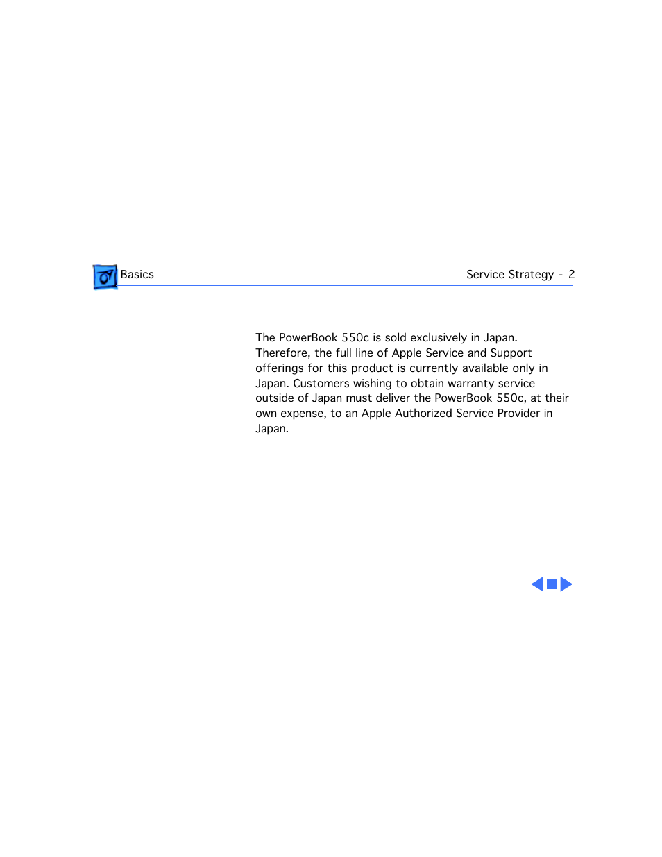 Service strategy | Apple Mac PowerBook 550c User Manual | Page 4 / 175