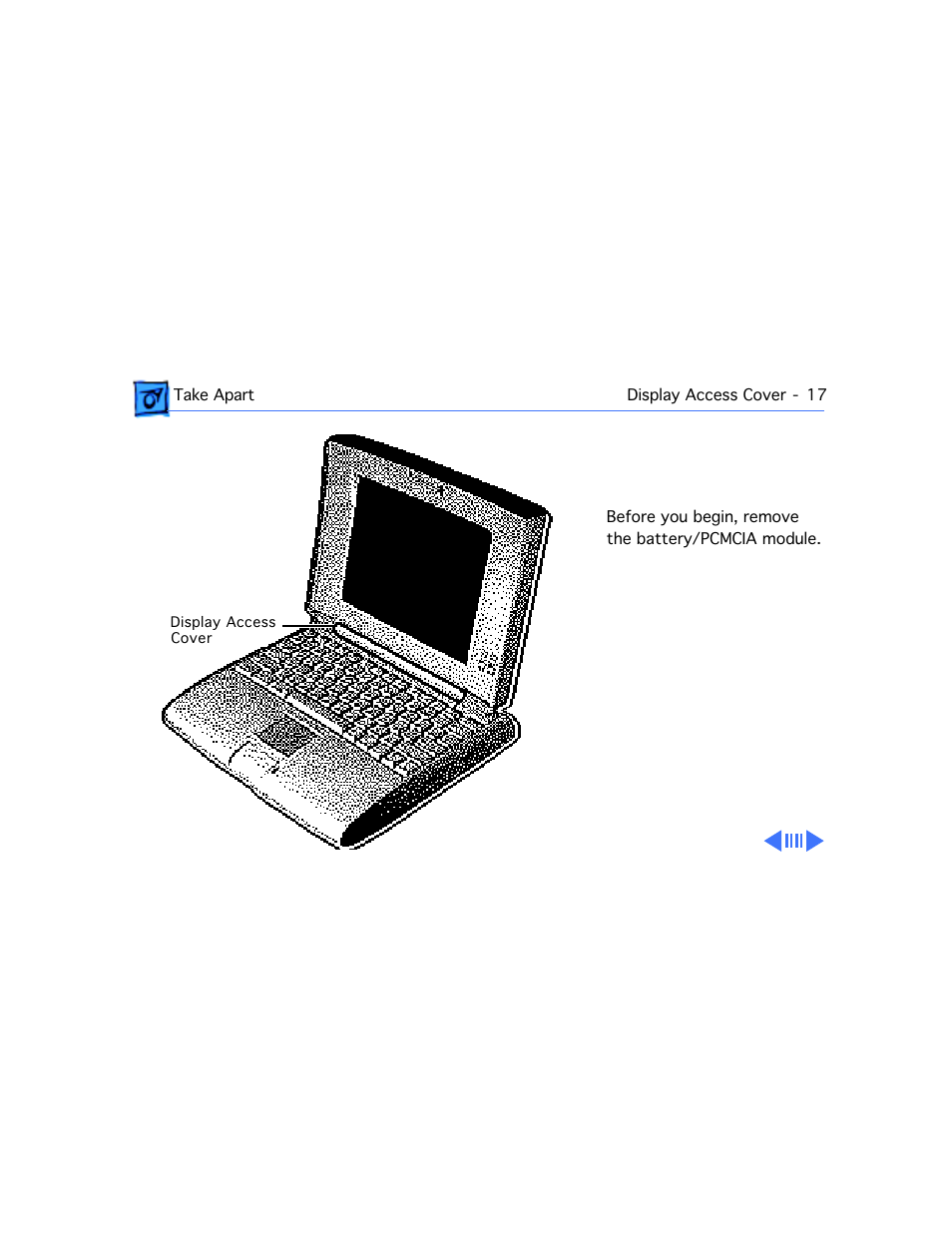 Display access cover | Apple Mac PowerBook 550c User Manual | Page 74 / 175
