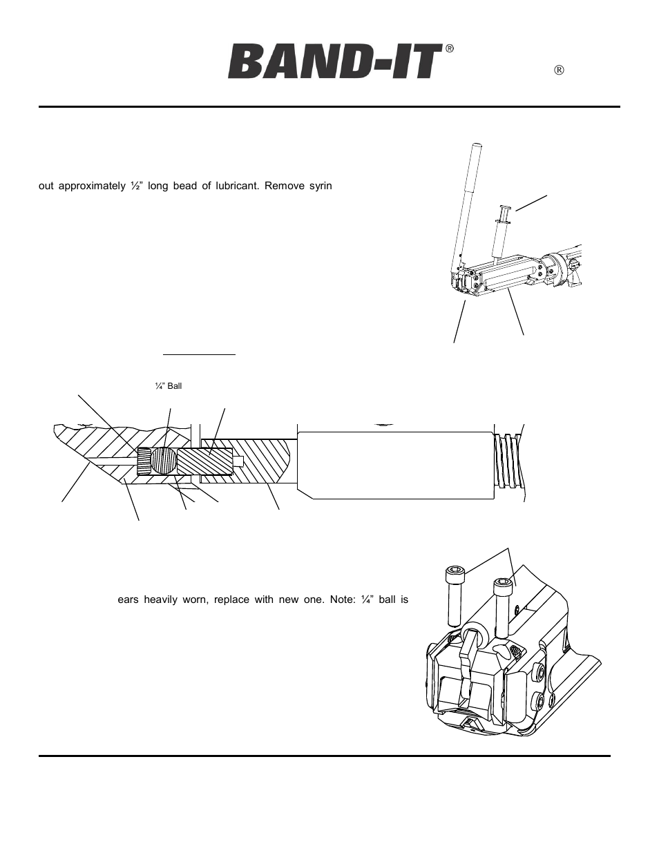 Ul4000 ultra-lok, Tool, Maintenance | BAND-IT UL4000 Cordless Ultra-Lok Tool User Manual | Page 12 / 14