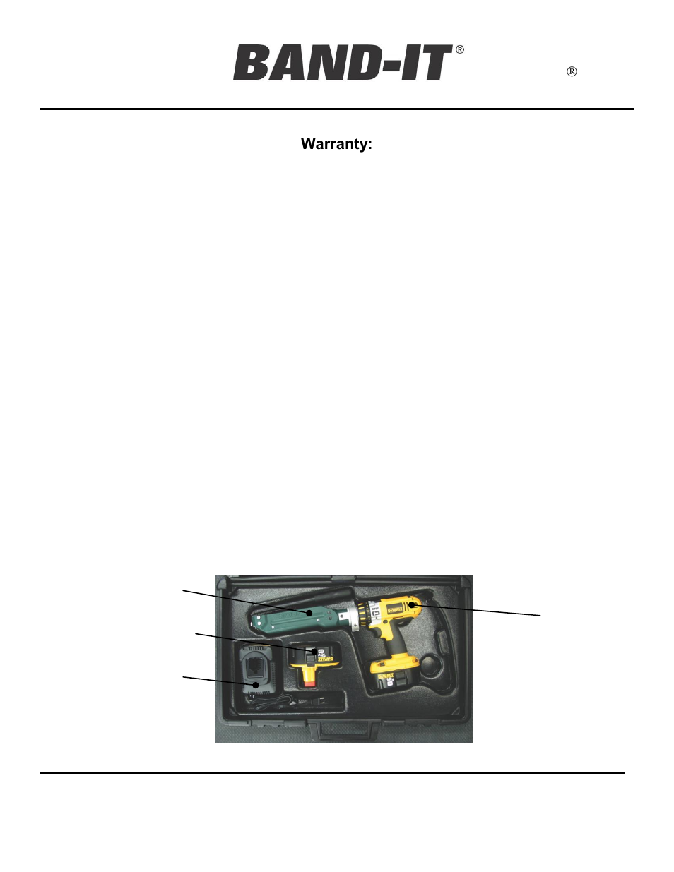 BAND-IT UL4000 Cordless Ultra-Lok Tool User Manual | Page 2 / 14