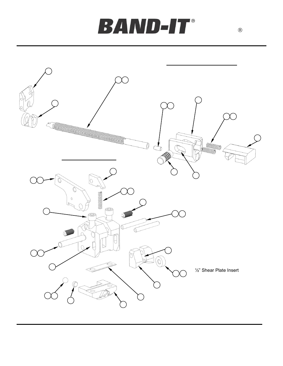 Ul4000 ultra-lok, Tool, Assembly instructions | BAND-IT UL4000 Cordless Ultra-Lok Tool User Manual | Page 8 / 14