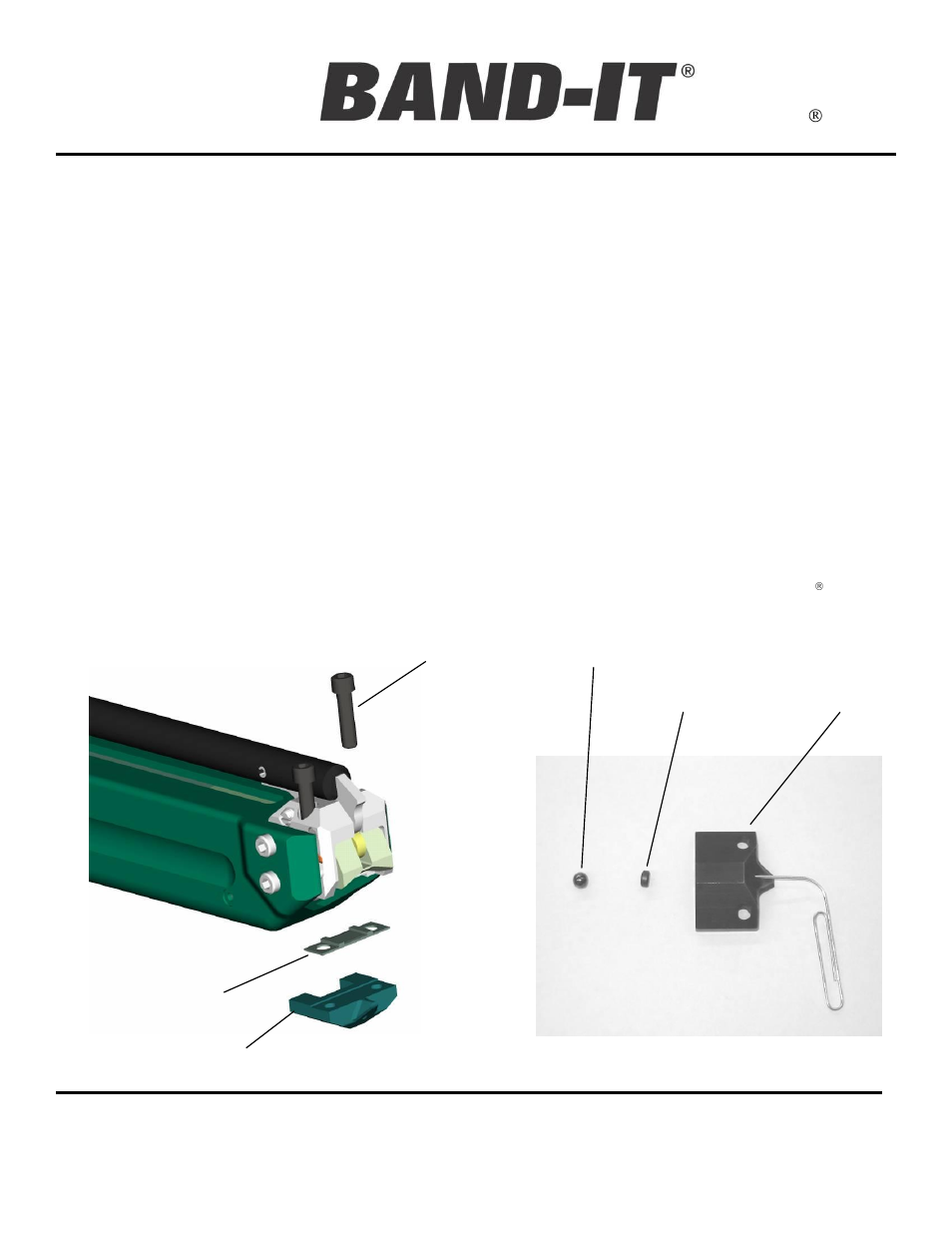 Blade change optional 1/2" tool | BAND-IT UL4000-C Cordless Ultra-Lok Tool User Manual | Page 14 / 14