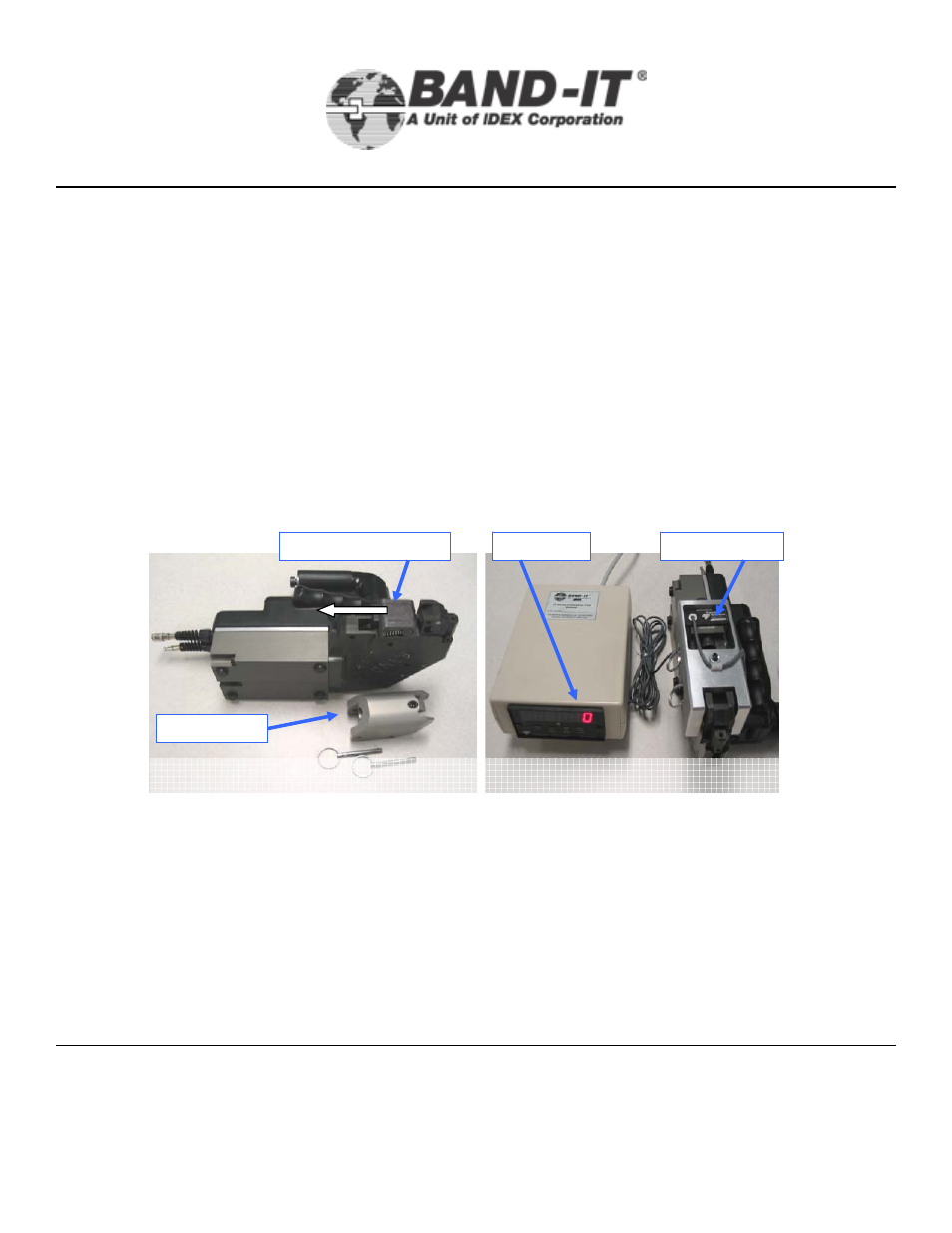 Xit6000-ca, Tool calibration, 3/8” tie-lok | Tool | BAND-IT XIT 6000-CA 3/8 Tie-Lok Tool User Manual | Page 37 / 38