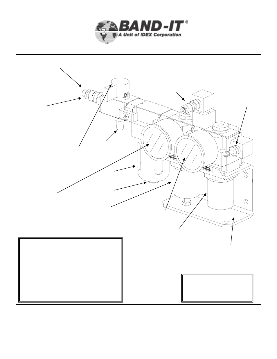 Xit6000-ca, Parts identification, Air controller module | 3/8” tie-lok, Tool | BAND-IT XIT 6000-CA 3/8 Tie-Lok Tool User Manual | Page 6 / 38