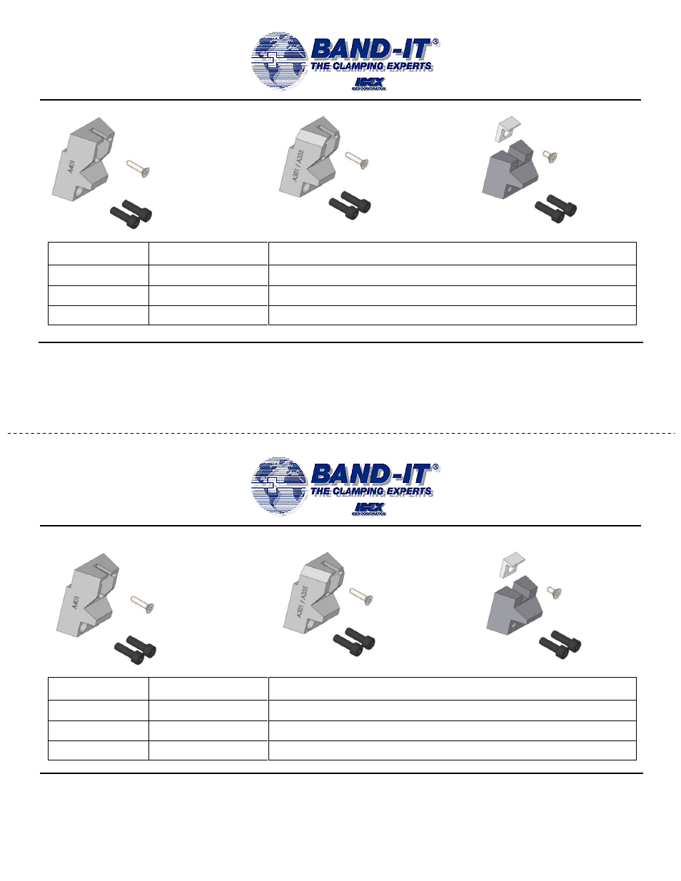 BAND-IT A50999 Kit User Manual | 1 page