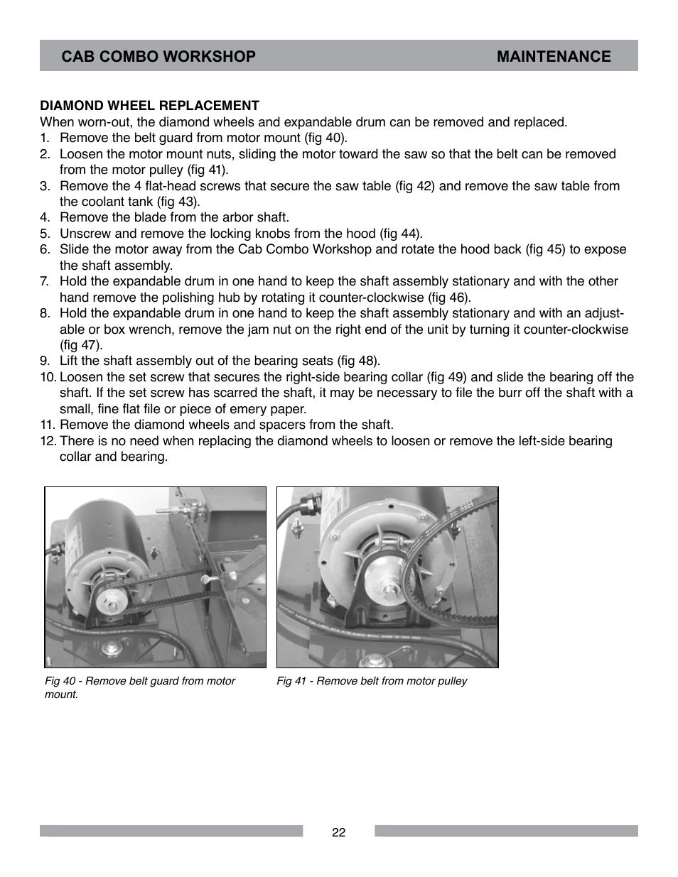Barranca Diamond CAB COMBO WORKSHOP User Manual | Page 22 / 40
