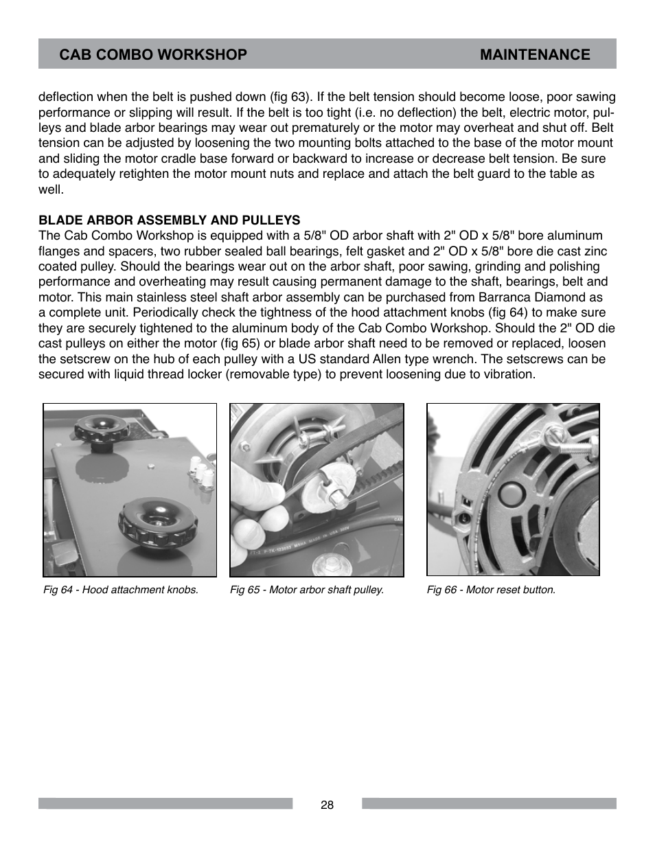 Barranca Diamond CAB COMBO WORKSHOP User Manual | Page 28 / 40