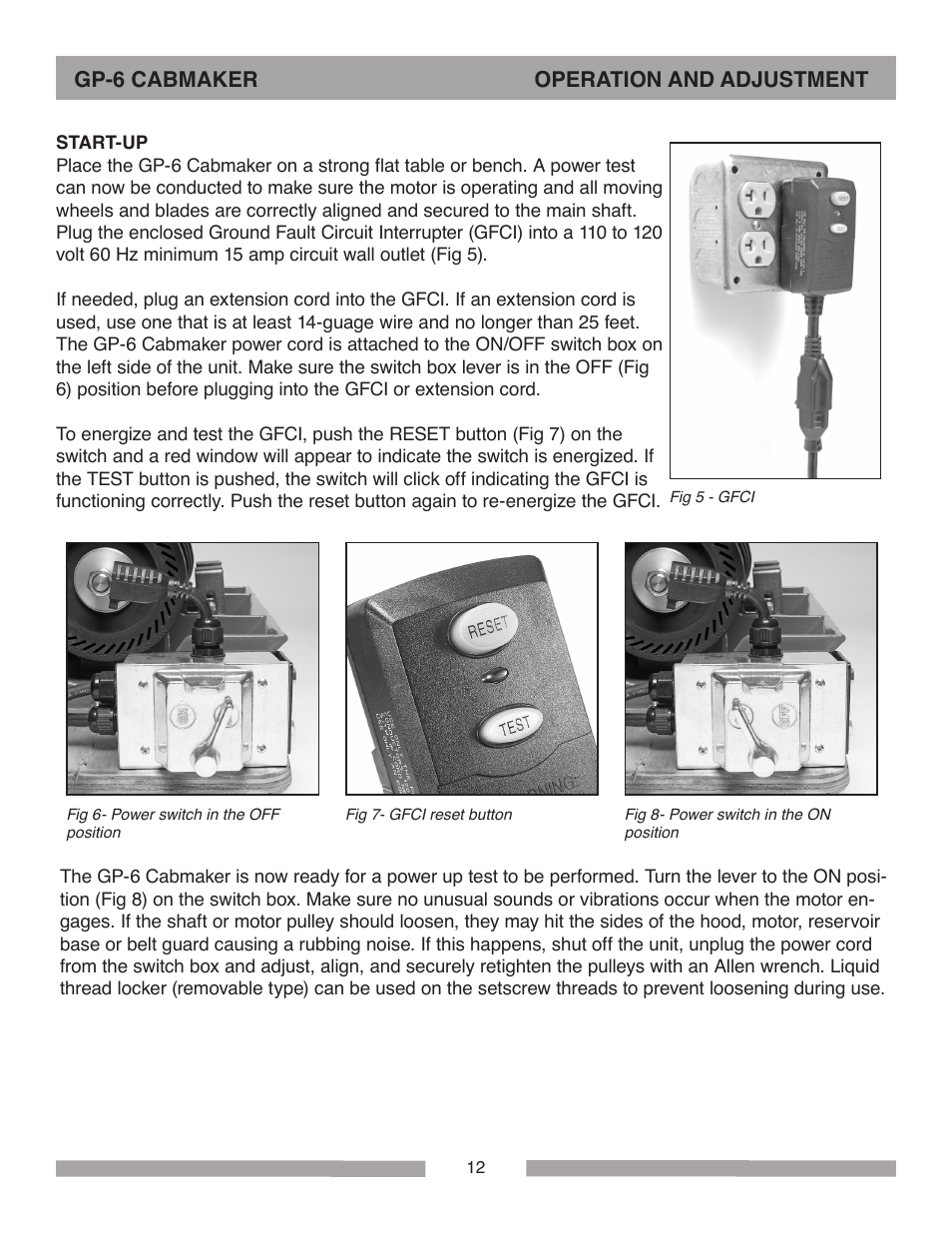 Barranca Diamond GP-6 Cabmaker User Manual | Page 12 / 40