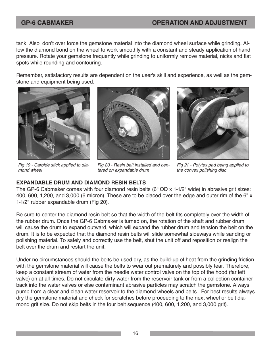 Barranca Diamond GP-6 Cabmaker User Manual | Page 16 / 40