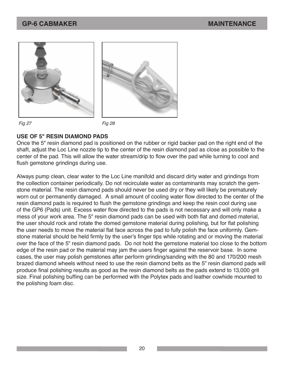 Barranca Diamond GP-6 Cabmaker User Manual | Page 20 / 40