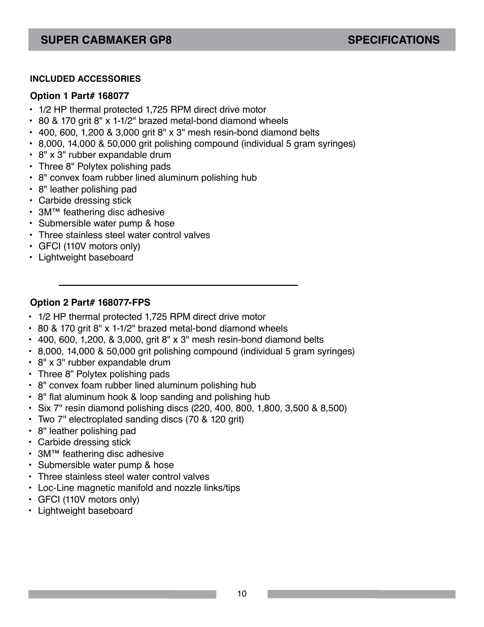 Barranca Diamond SUPER CABMAKER-GP8 User Manual | Page 10 / 32