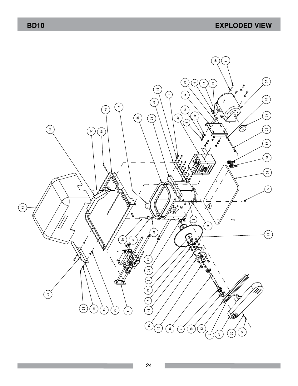 Barranca Diamond BD10 Power Feed Trim Saw User Manual | Page 24 / 36