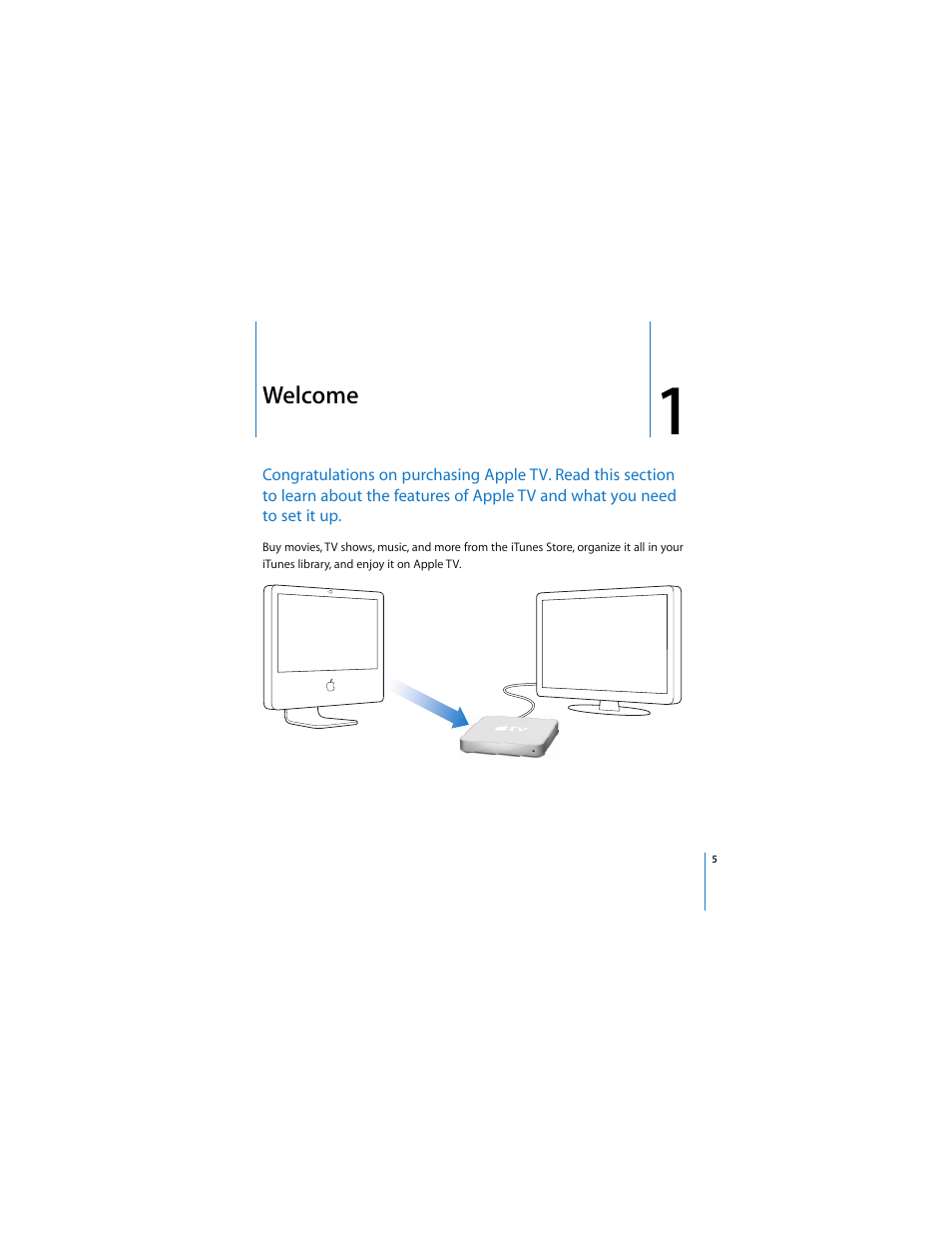 Welcome | Apple TV User Manual | Page 5 / 48