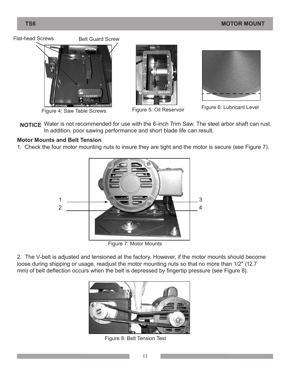 Barranca Diamond 6-inch TS6 Trim Saw User Manual | Page 11 / 24