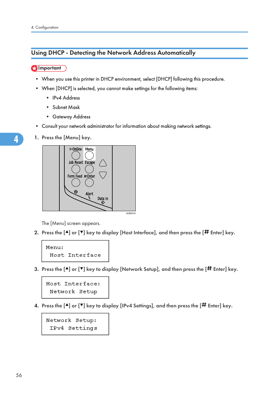 Ricoh Aficio SP 4110N User Manual | Page 58 / 204