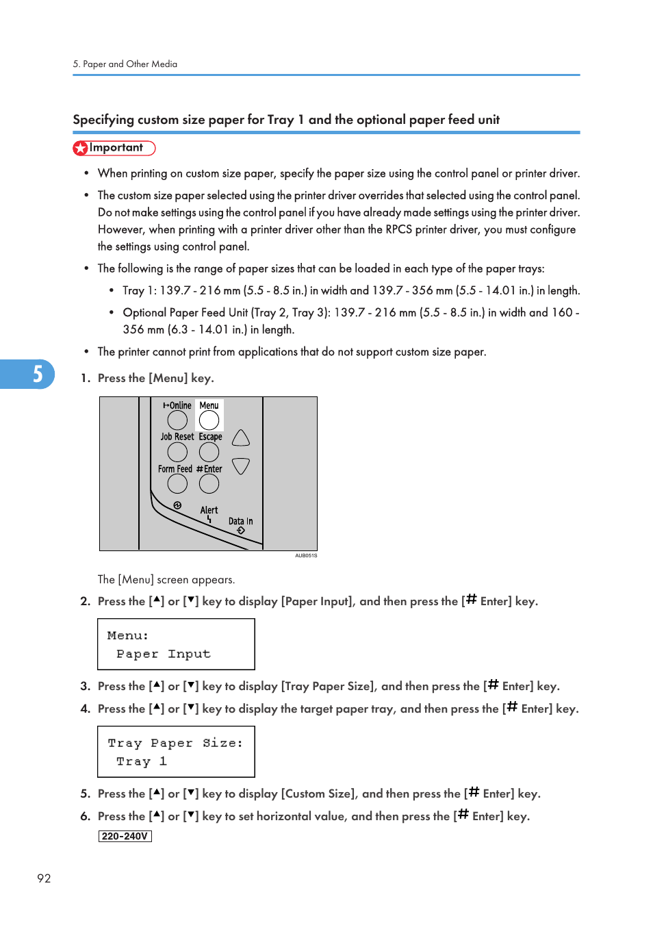 Ricoh Aficio SP 4110N User Manual | Page 94 / 204