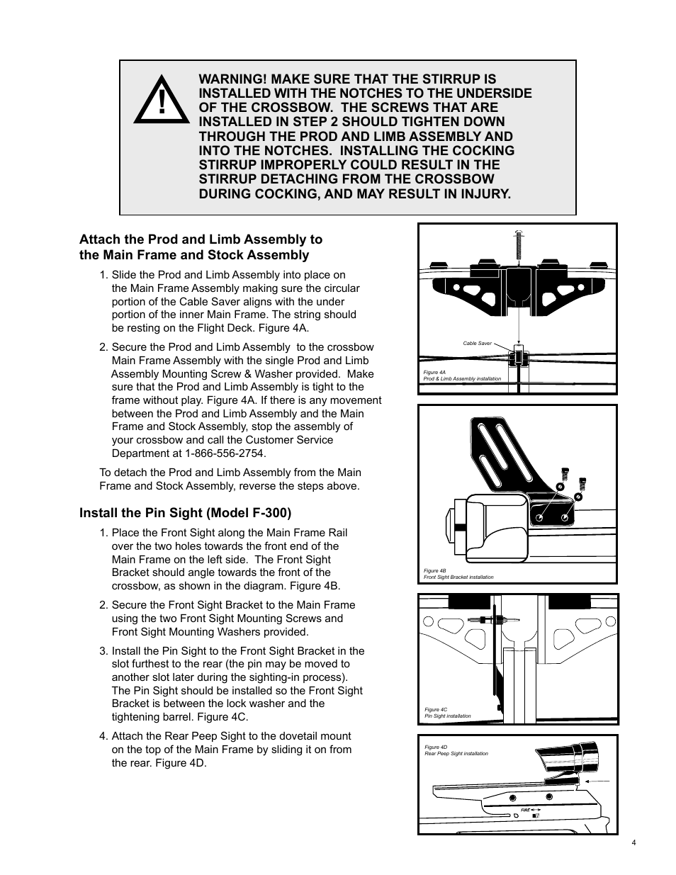 Bear Archery F-Series Crossbow 2004 User Manual | Page 5 / 12