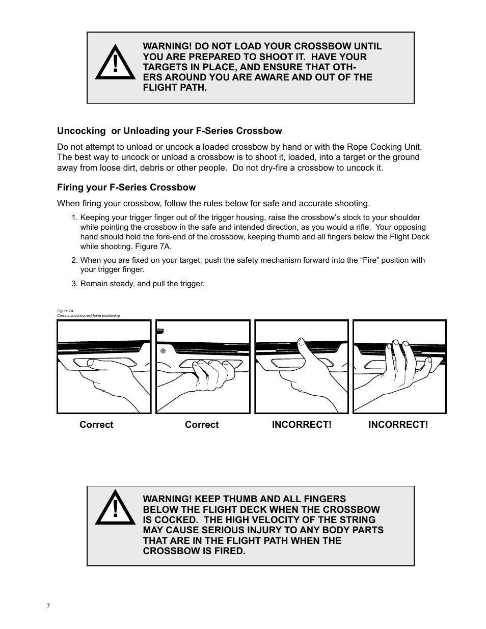 Bear Archery F-Series Crossbow 2004 User Manual | Page 8 / 12