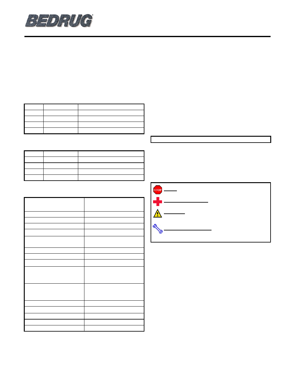 Bedrug BED LINERS: BedRug User Manual | 6 pages