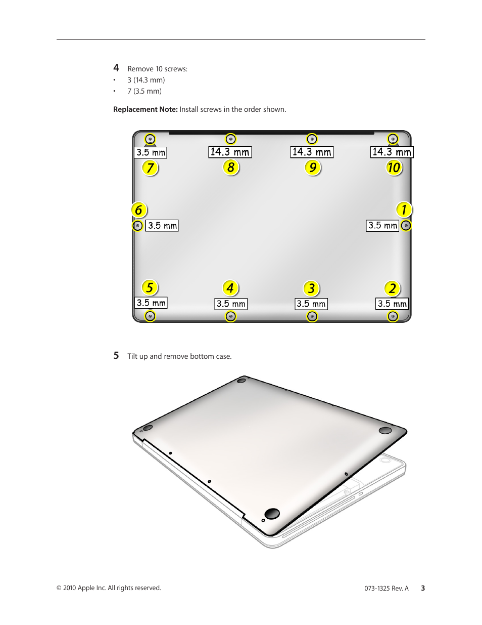 Apple MacBook Pro 17-inch, Mid 2010 (Hard Drive Replacement) User Manual | Page 3 / 9