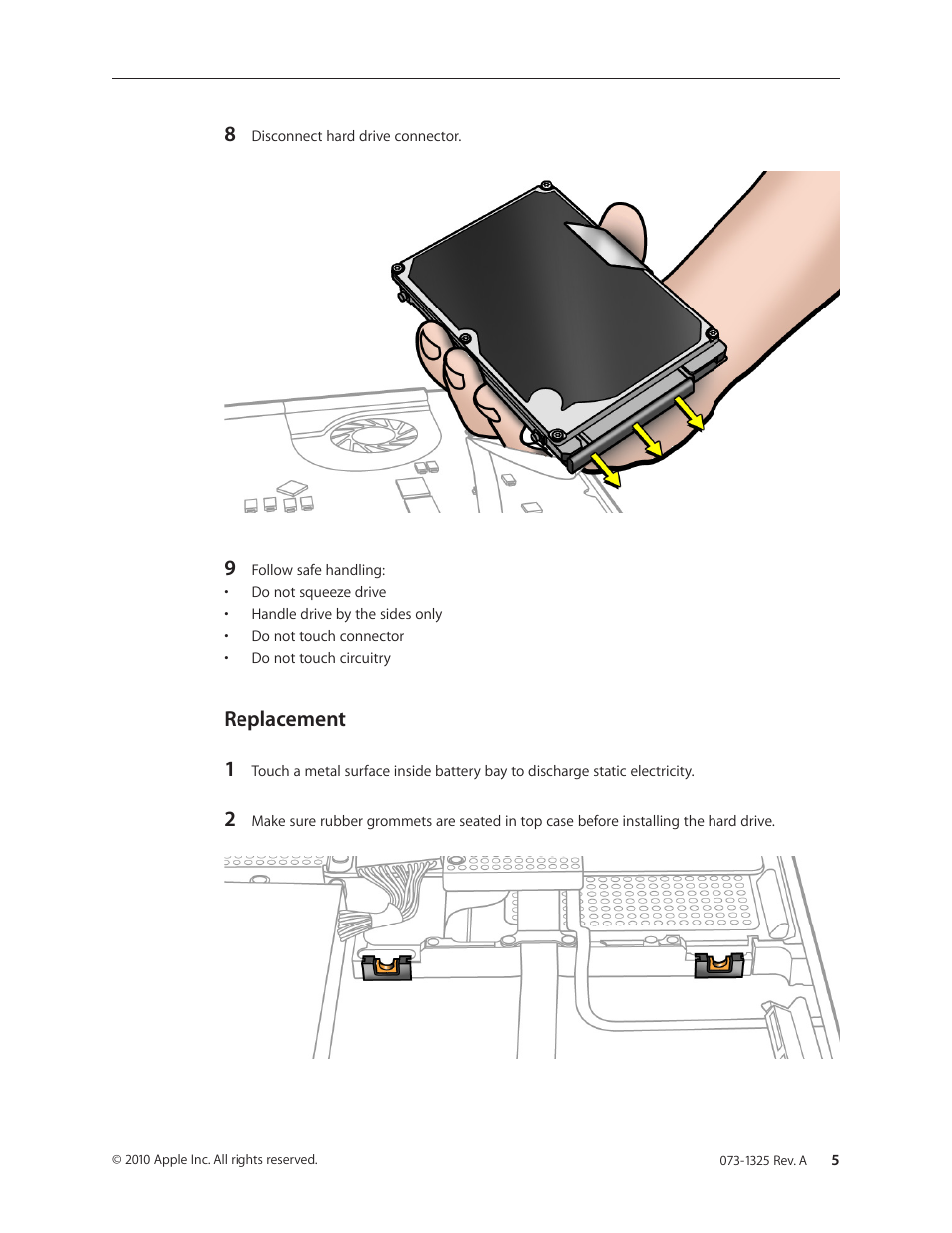 Replacement 1 | Apple MacBook Pro 17-inch, Mid 2010 (Hard Drive Replacement) User Manual | Page 5 / 9