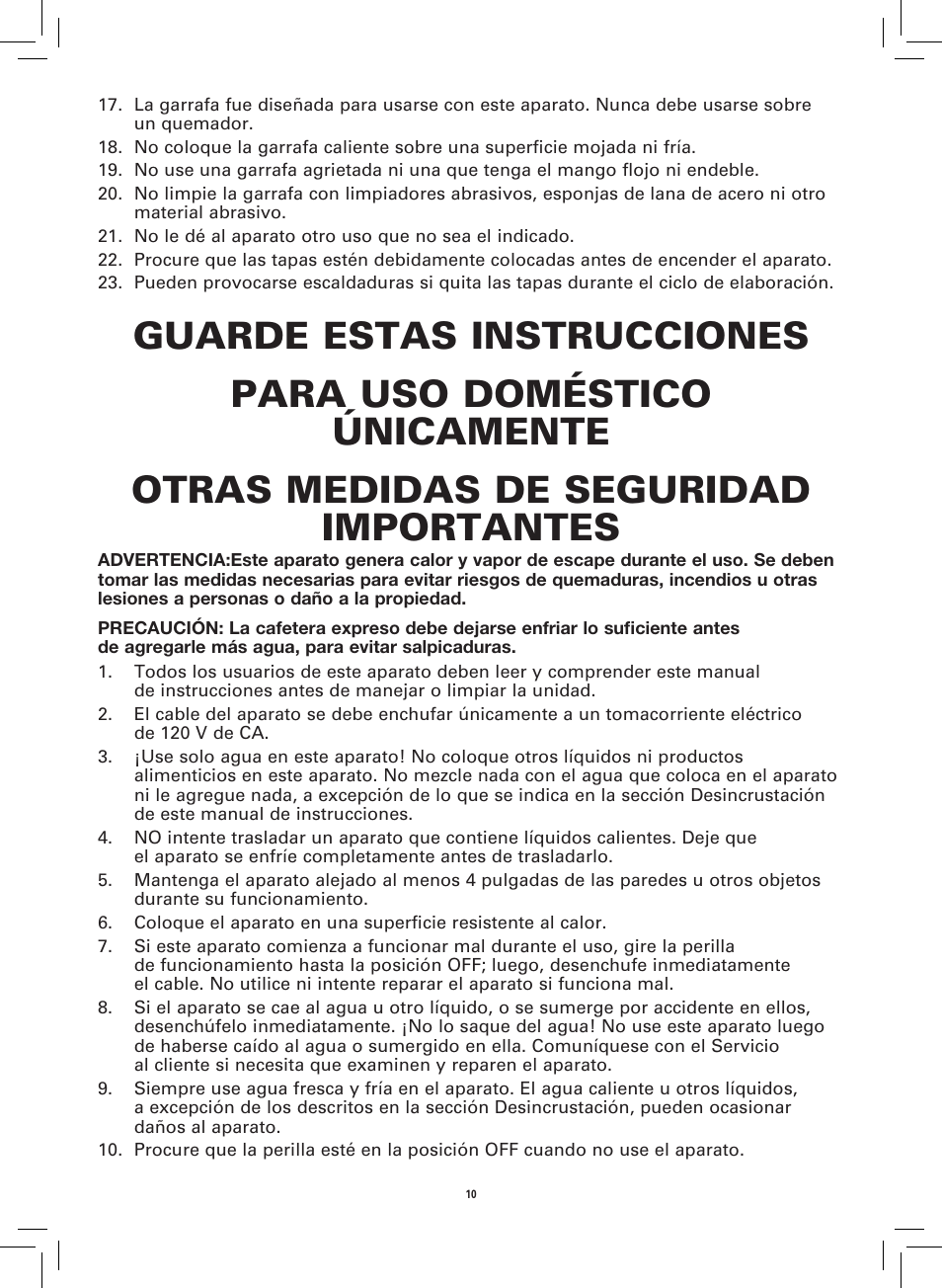 BELLA 13683 Espresso Maker User Manual | Page 12 / 20