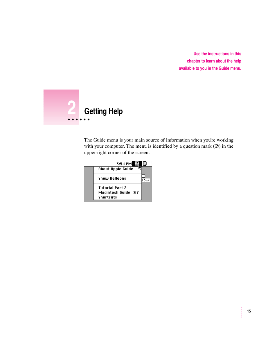 Getting help | Apple Macintosh Performa 570 series User Manual | Page 23 / 113