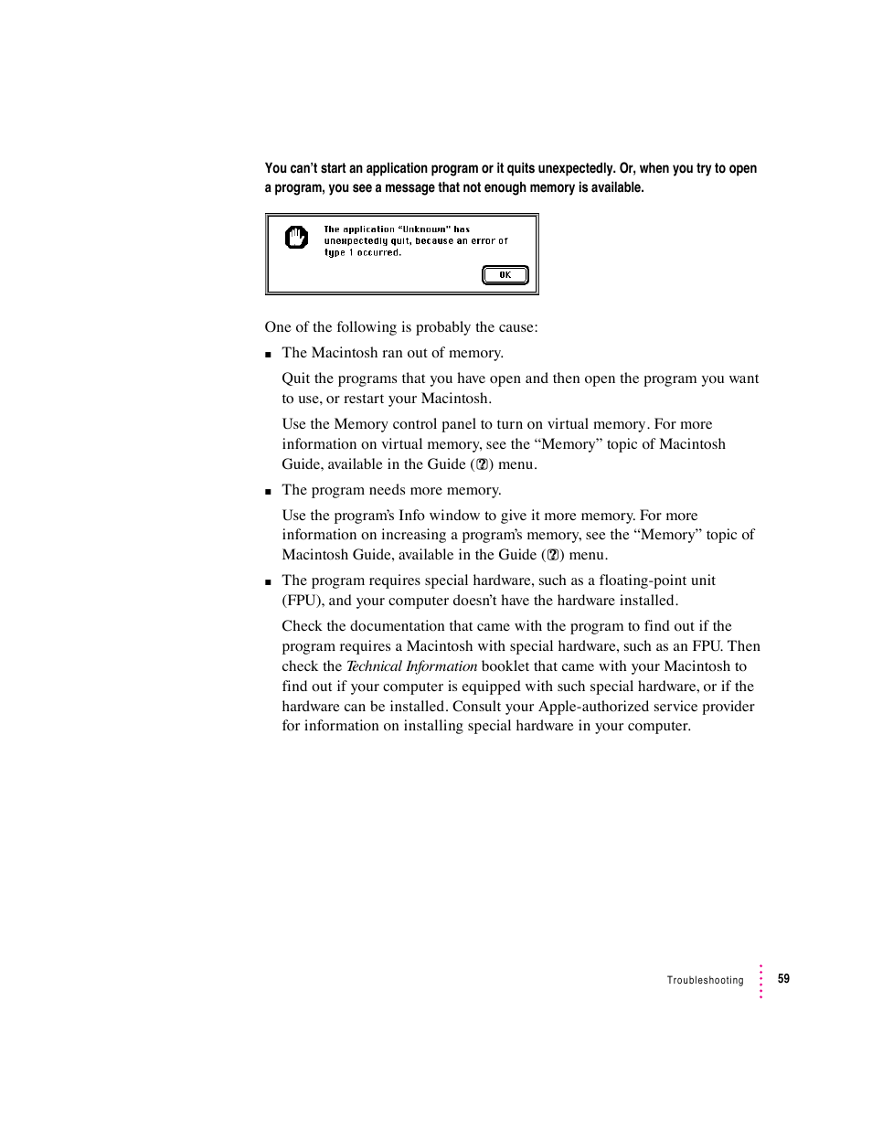 Apple Macintosh Performa 570 series User Manual | Page 67 / 113