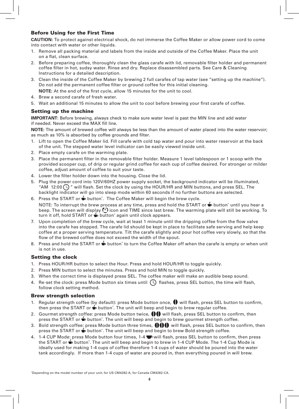 BELLA 14108 Linea Collection 12-Cup Programmable Coffee Maker User Manual | Page 8 / 32