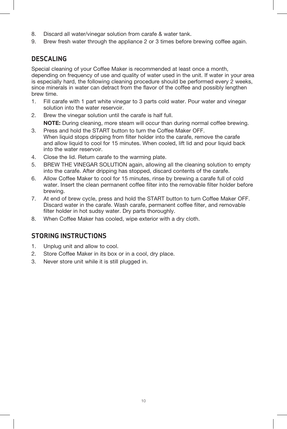 BELLA 13840 Dots Collection 12-Cup Programmable Coffee Maker User Manual | Page 11 / 24
