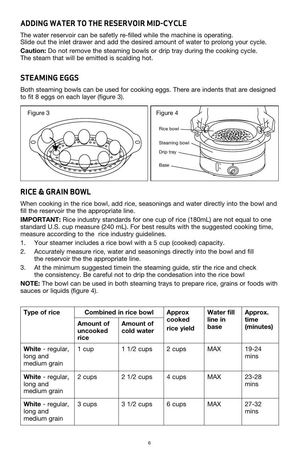 BELLA 13872 Food Steamer User Manual | Page 8 / 24