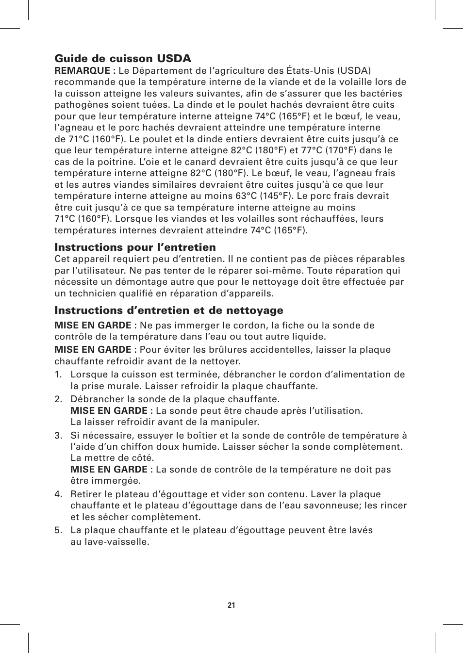 BELLA 13057 10 x 18 Griddle User Manual | Page 21 / 36