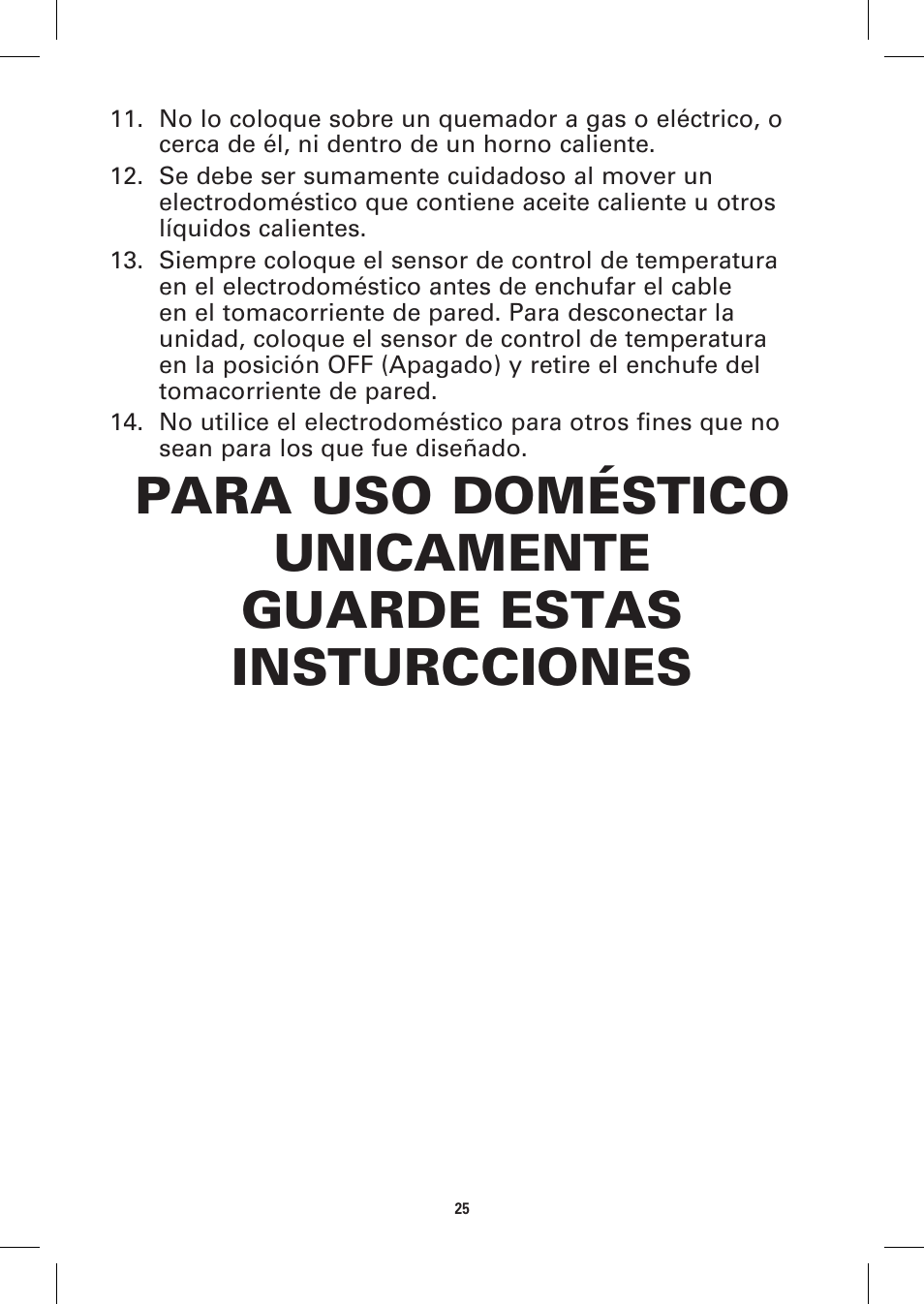 BELLA 13057 10 x 18 Griddle User Manual | Page 25 / 36