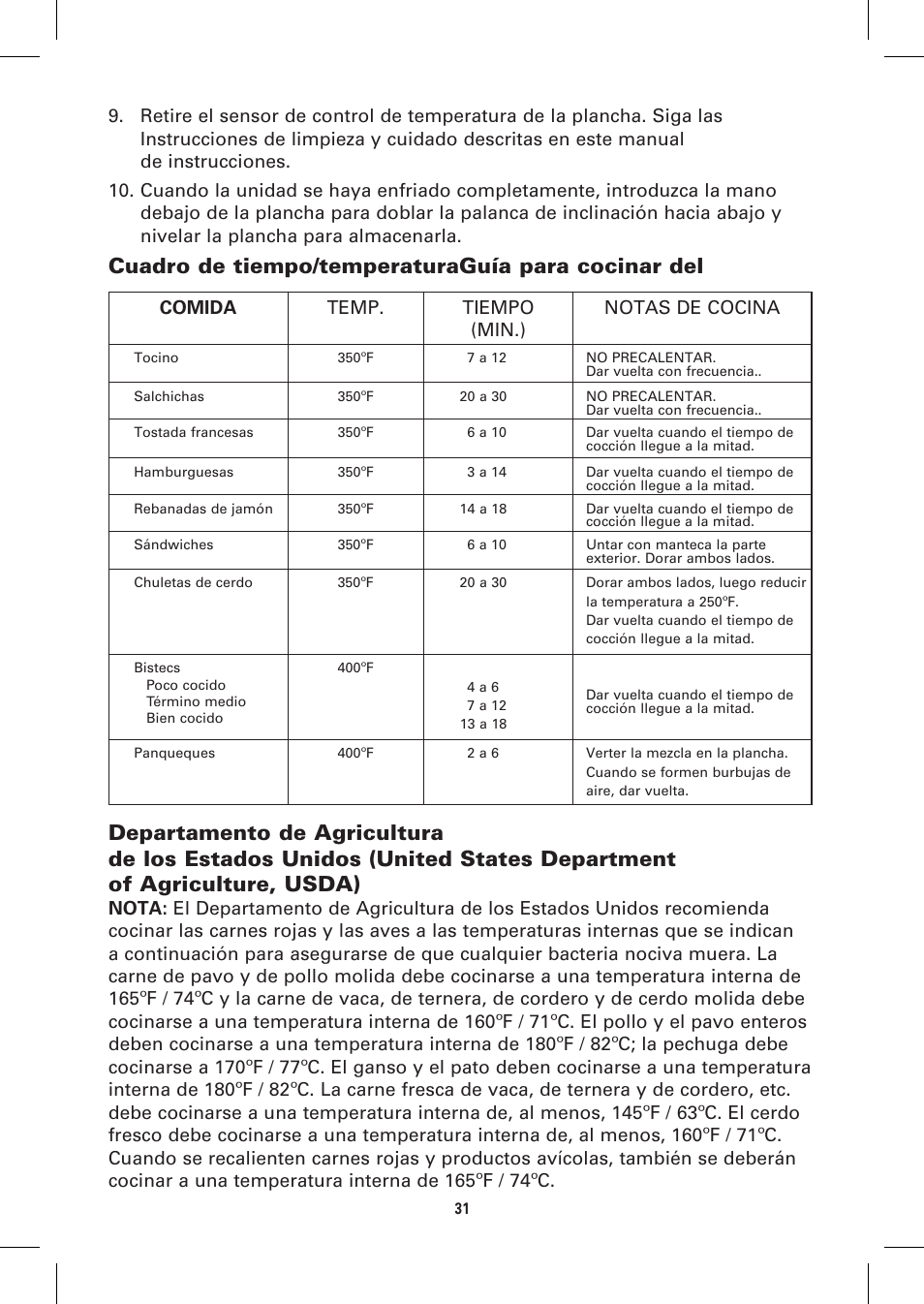 BELLA 13057 10 x 18 Griddle User Manual | Page 31 / 36