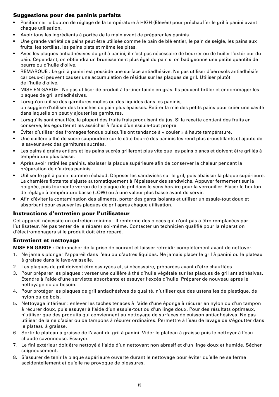 BELLA 13267 Panini Maker User Manual | Page 17 / 28