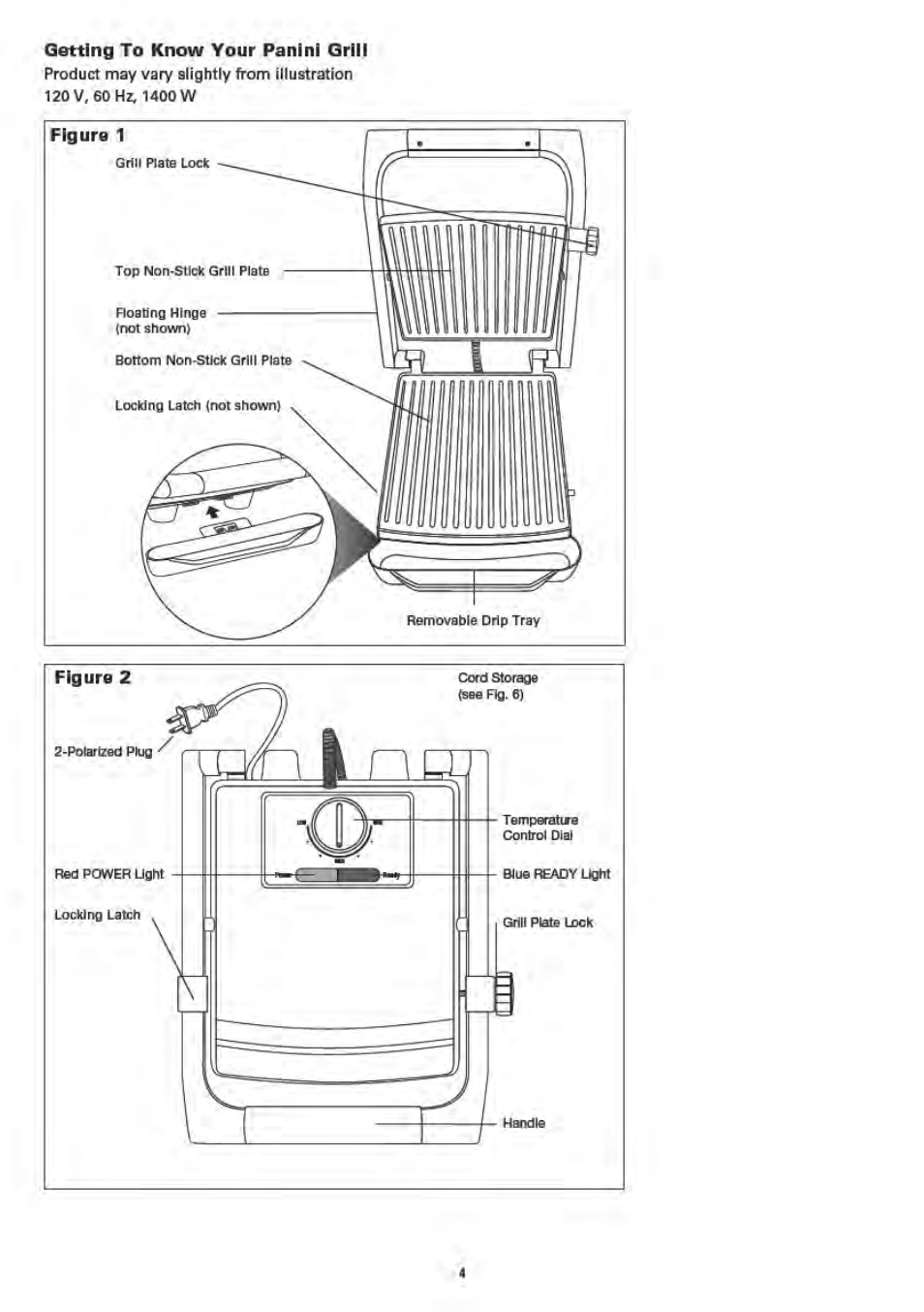 BELLA 13267 Panini Maker User Manual | Page 6 / 28