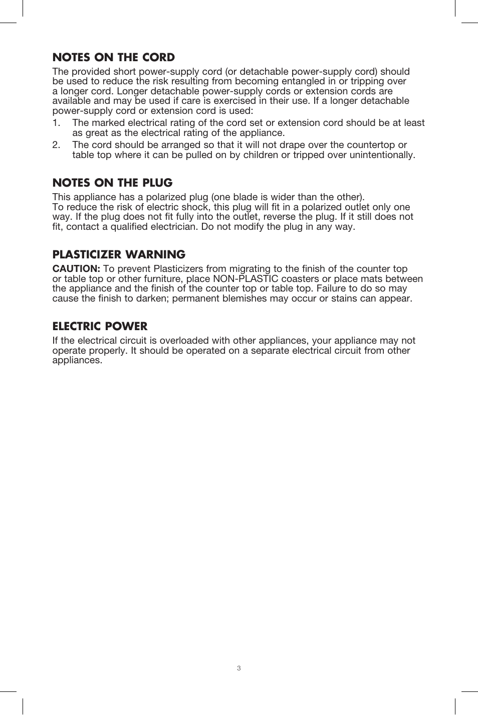 BELLA 13780 Diamonds Collection 2-Slice Toaster User Manual | Page 4 / 18