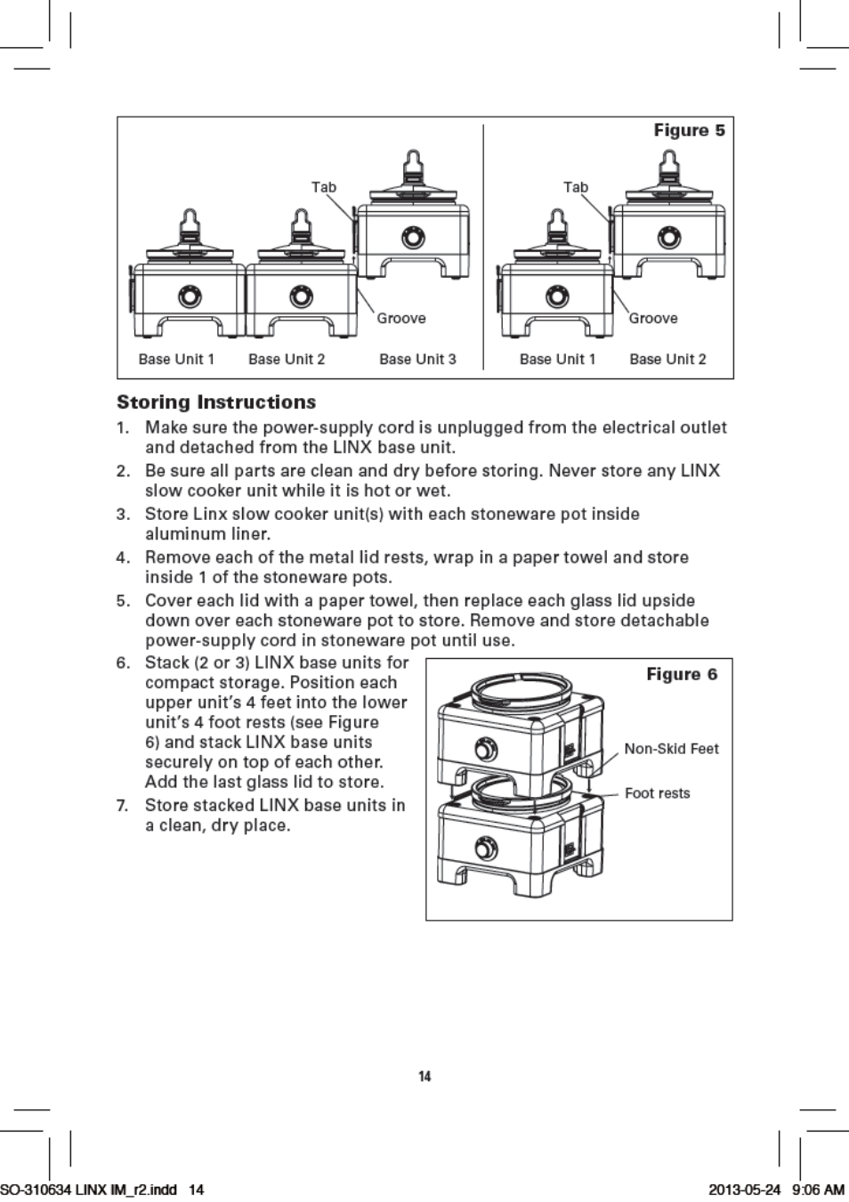 BELLA 14013 2 X 2.5QT Linkable Slow Cooker System User Manual | Page 15 / 53