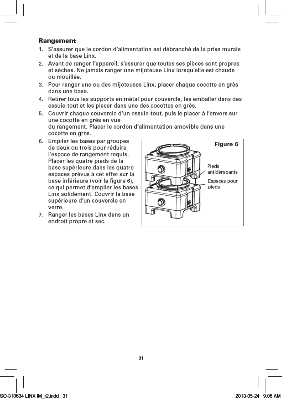 BELLA 14013 2 X 2.5QT Linkable Slow Cooker System User Manual | Page 32 / 53