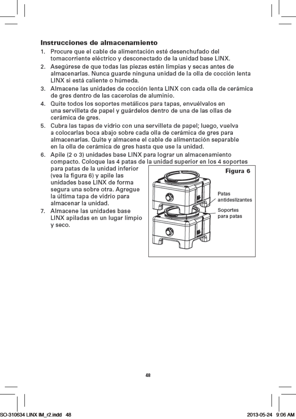 BELLA 14013 2 X 2.5QT Linkable Slow Cooker System User Manual | Page 49 / 53