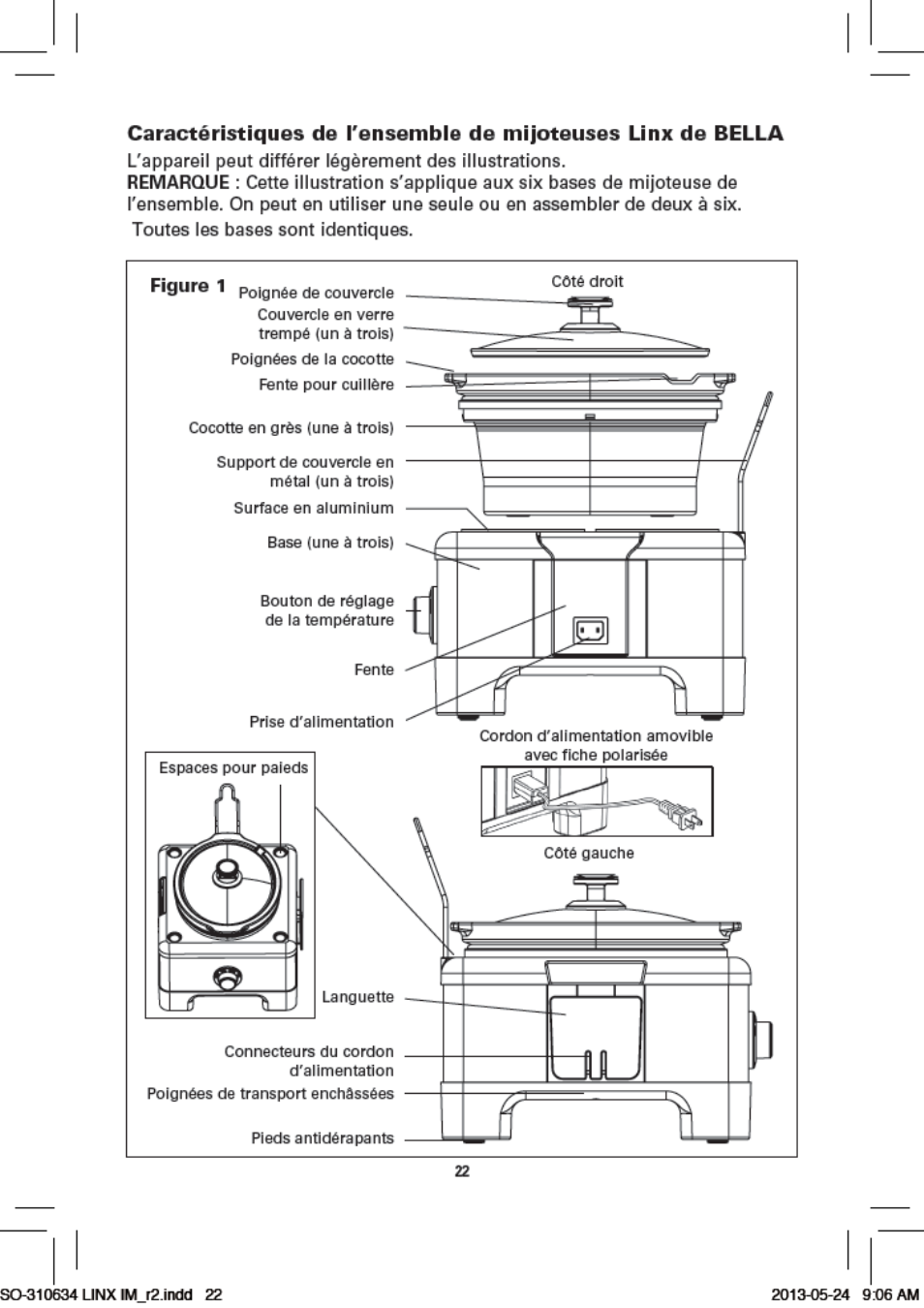 BELLA 13972 2 X 2.5QT Linkable Slow Cooker System User Manual | Page 23 / 53