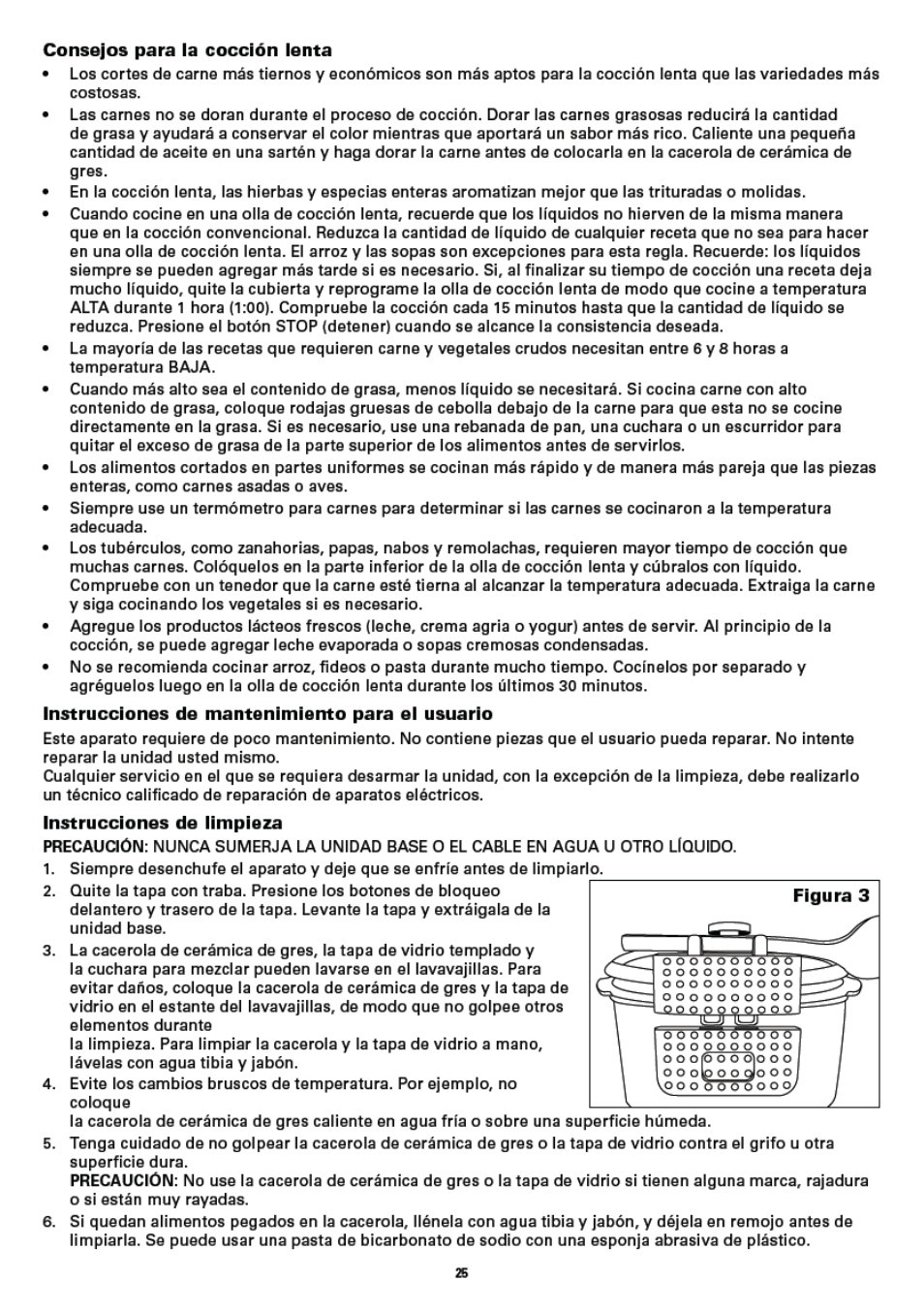 BELLA 13722 6QT Portable Slow Cooker Programmable User Manual | Page 27 / 32