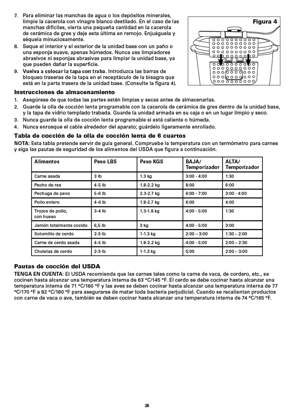 BELLA 13722 6QT Portable Slow Cooker Programmable User Manual | Page 28 / 32