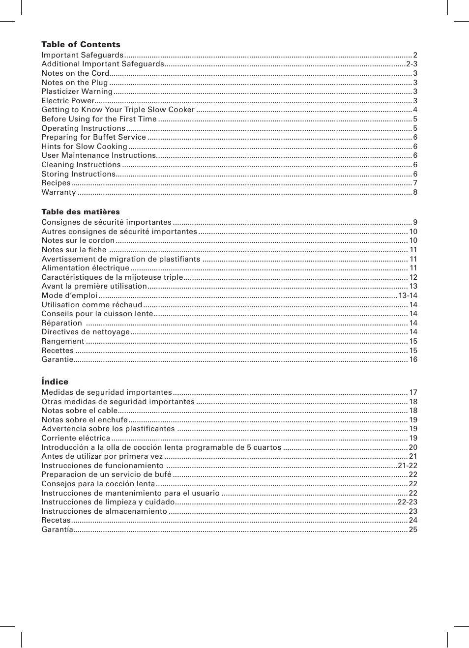 BELLA 13697 Cordless Warming Tray User Manual | Page 3 / 28